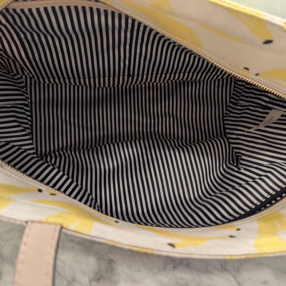 Kate Spade Yellow Banana Print Tote Bag - Picture 4 of 15